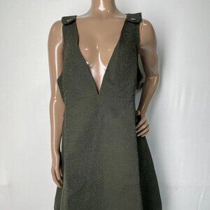 Cache Coeur Green Fit & Flare Mini Dress – Size M